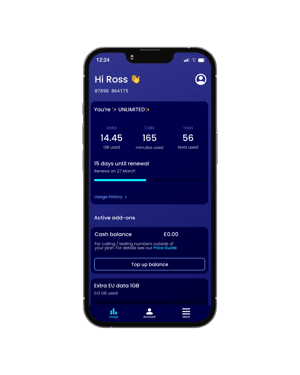 Lifecycle Software Mobile App screen_Reviewing usage, renewals & payment history